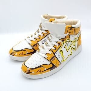 Demon Slayer Blade Kamado Tanjirou Kimestu No Yaiba Shoes Orange men's size 9